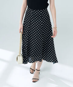スタイルデリ♡ドット柄ジャージーマーメイドスカート♡デリ♡スカート♡ ドット柄ジャージーマーメイドスカート（スカート）｜STYLE DELI