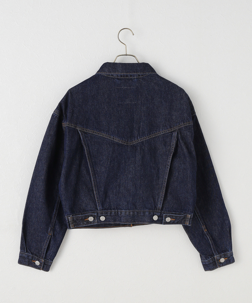 Spick & Span（スピックアンドスパン）の「《一部店舗+WEB限定》LEVI'S/リーバイス SHRUKEN 90S TRUCKER REMEMBER（デニムジャケット・レディース・ネイビー・SMALL）」の2枚目の写真