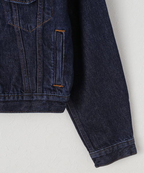 Spick & Span（スピックアンドスパン）の「《一部店舗+WEB限定》LEVI'S/リーバイス SHRUKEN 90S TRUCKER REMEMBER（デニムジャケット・レディース・ネイビー・SMALL）」の3枚目の写真