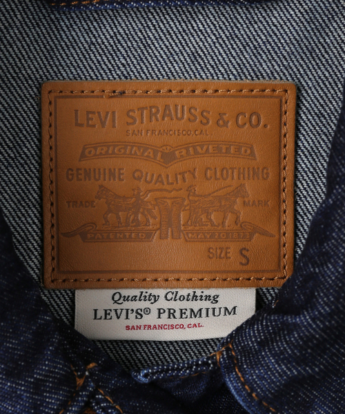 Spick & Span（スピックアンドスパン）の「《一部店舗+WEB限定》LEVI'S/リーバイス SHRUKEN 90S TRUCKER REMEMBER（デニムジャケット・レディース・ネイビー・SMALL）」の8枚目の写真