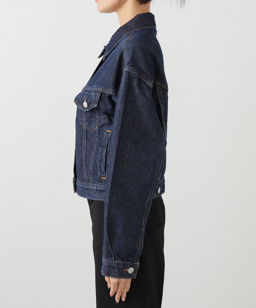 Spick & Span（スピックアンドスパン）の「《一部店舗+WEB限定》LEVI'S/リーバイス SHRUKEN 90S TRUCKER REMEMBER（デニムジャケット・レディース・ネイビー・SMALL）」の12枚目の写真