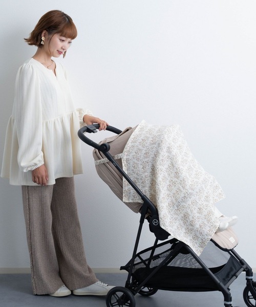 SweetMommy（スウィートマミー）の「ダブルガーゼ 大判 授乳ケープ 　エプロン型　ワイヤー入り（授乳ケープ/授乳クッション・レディース・B/C/A/D・FREE）」の9枚目の写真