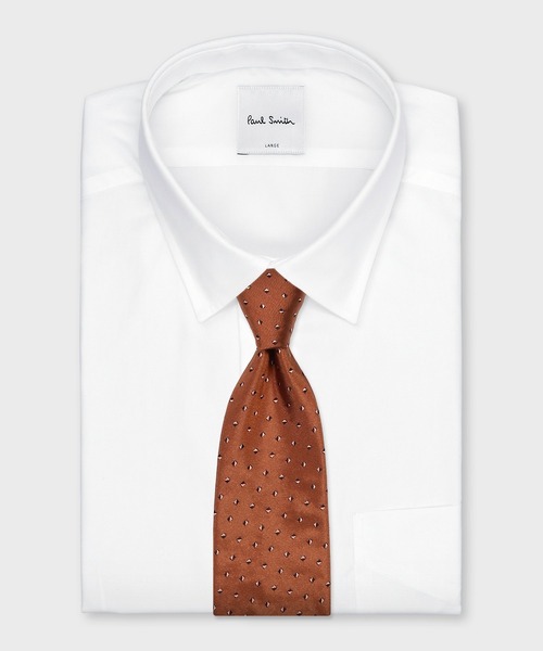 【5点セット】ポールスミス セットアップ ネクタイシャツ ブラウン 茶色 成人式 5点セット】セットアップ ダブル ネクタイシャツ ブラウン 茶色 成人式