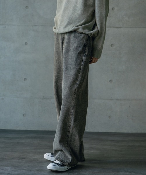 RATTLE TRAP（ラトルトラップ）の「12ozスラブデニム5ポケットワイドストレートパンツ（その他パンツ・メンズ・ブルー/ブラック・L/M）」の19枚目の写真