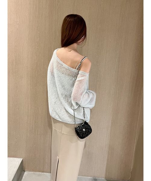 シアーモヘヤルーズプルオーバー（ニット/セーター）｜SNIDEL