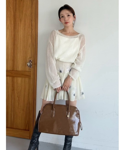 シアーモヘヤルーズプルオーバー（ニット/セーター）｜SNIDEL