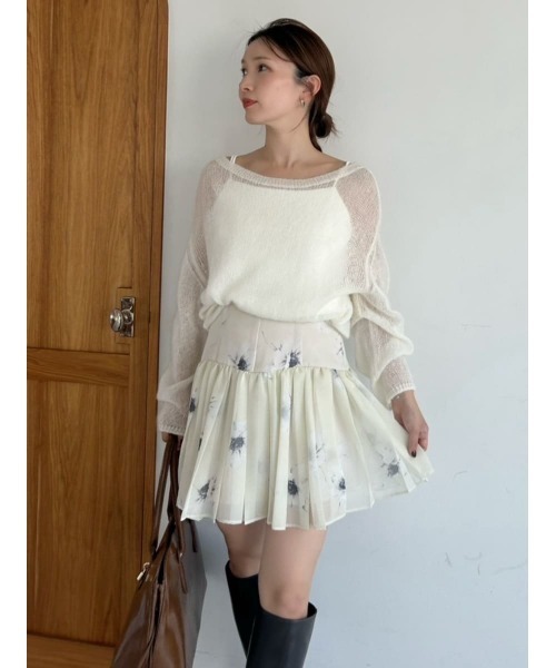 シアーモヘヤルーズプルオーバー（ニット/セーター）｜SNIDEL