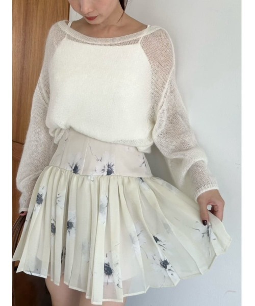 シアーモヘヤルーズプルオーバー（ニット/セーター）｜SNIDEL