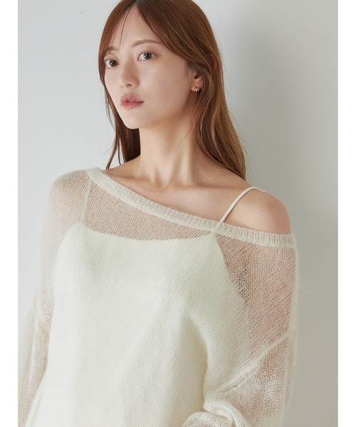 シアーモヘヤルーズプルオーバー（ニット/セーター）｜SNIDEL