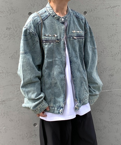 セール】【25年秋冬新作】シルバーアクセント ケミカルウォッシュ セール】【25年秋冬新作】シルバーアクセント ケミカルウォッシュ