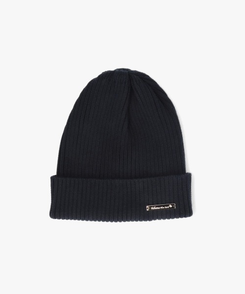 アシーナニューヨーク　ニットキャップ　アイボリー　オフホワイト レオパード アシーナニューヨーク ニットキャップ アイボリー オフホワイト