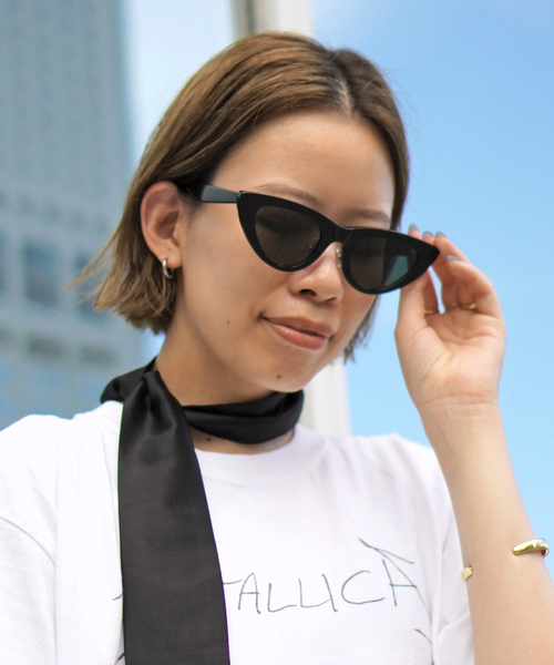 AP STUDIO(エーピーストゥディオ)の「【Monokel Eyewear/モノケルアイウェア】Moon sunglasses(サングラス・レディース・ブラック・FREE)」の13枚目の写真