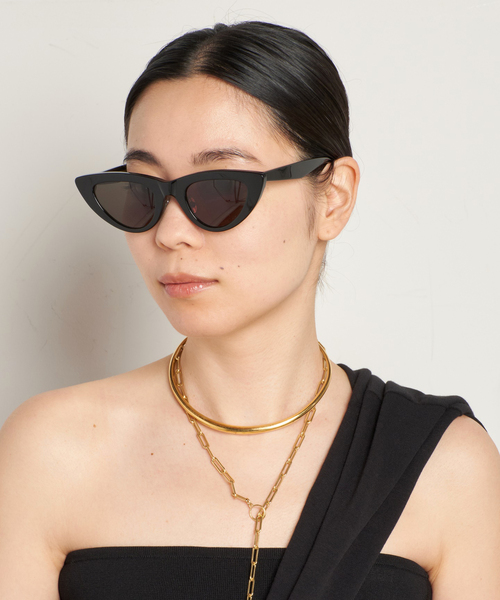 AP STUDIO(エーピーストゥディオ)の「【Monokel Eyewear/モノケルアイウェア】Moon sunglasses(サングラス・レディース・ブラック・FREE)」の12枚目の写真