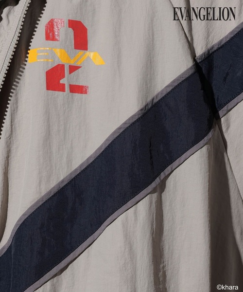 EVANGELION(エヴァンゲリオン)】コラボ刺繍ナイロンブルゾン