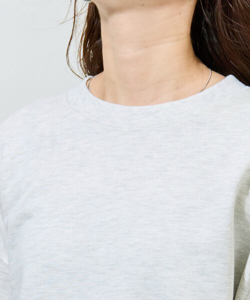 セール】限定展開 オーガンジー フリル 切り替え 裏毛 スウェット プル