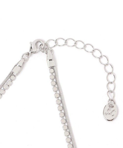 studio CLIP（スタディオクリップ）の「ボールスネーク2連ネックレス（ネックレス・レディース・その他1/その他2・FREE）」の4枚目の写真