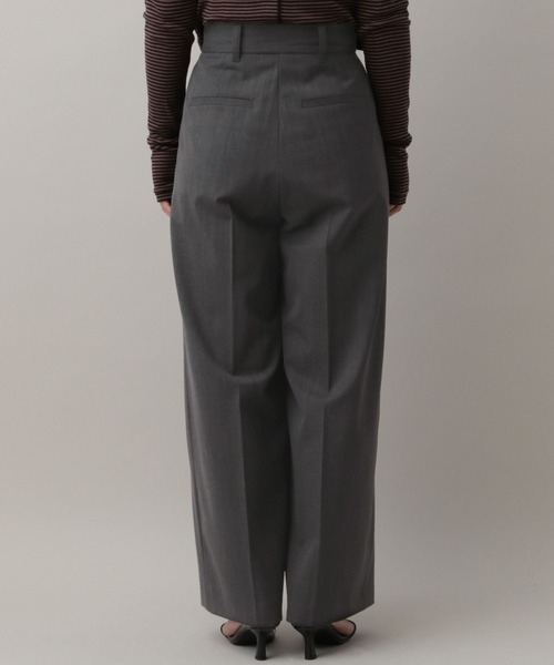 A part by(アパートバイ)の「【セットアップ対応】ハンサムストレートパンツ(スラックス・レディース・チャコールグレー/ベージュ系その他・SMALL/MEDIUM)」の14枚目の写真