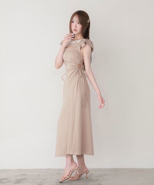 PriCHOU(プリシュ)の「ロングスウェットワンピース / Long Sweat One-piece(ワンピース・レディース・ライトピンク/グレイッシュベージュ/グレー・FREE)」の6枚目の写真