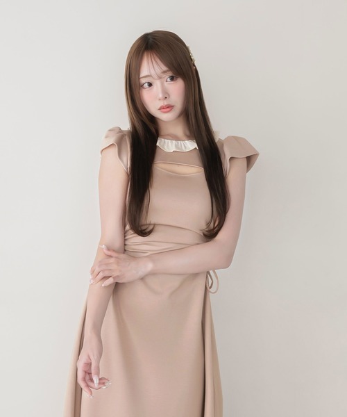 PriCHOU(プリシュ)の「ロングスウェットワンピース / Long Sweat One-piece(ワンピース・レディース・ライトピンク/グレイッシュベージュ/グレー・FREE)」の8枚目の写真