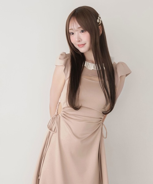 PriCHOU(プリシュ)の「ロングスウェットワンピース / Long Sweat One-piece(ワンピース・レディース・ライトピンク/グレイッシュベージュ/グレー・FREE)」の9枚目の写真