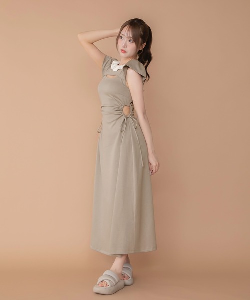 PriCHOU(プリシュ)の「ロングスウェットワンピース / Long Sweat One-piece(ワンピース・レディース・ライトピンク/グレイッシュベージュ/グレー・FREE)」の11枚目の写真