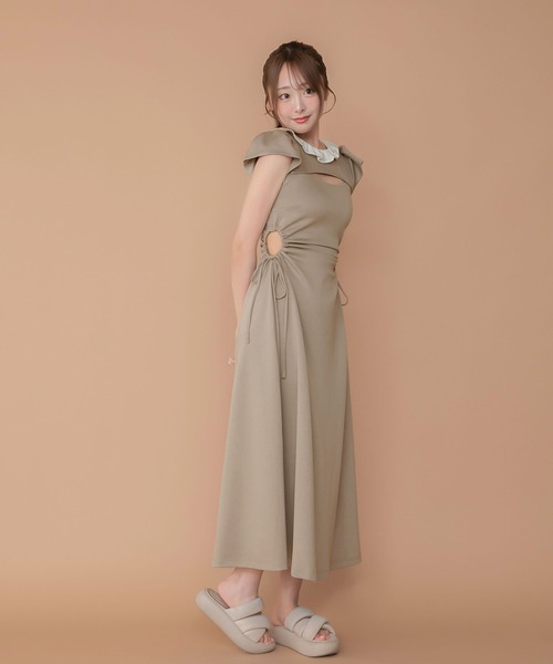 PriCHOU(プリシュ)の「ロングスウェットワンピース / Long Sweat One-piece(ワンピース・レディース・ライトピンク/グレイッシュベージュ/グレー・FREE)」の12枚目の写真