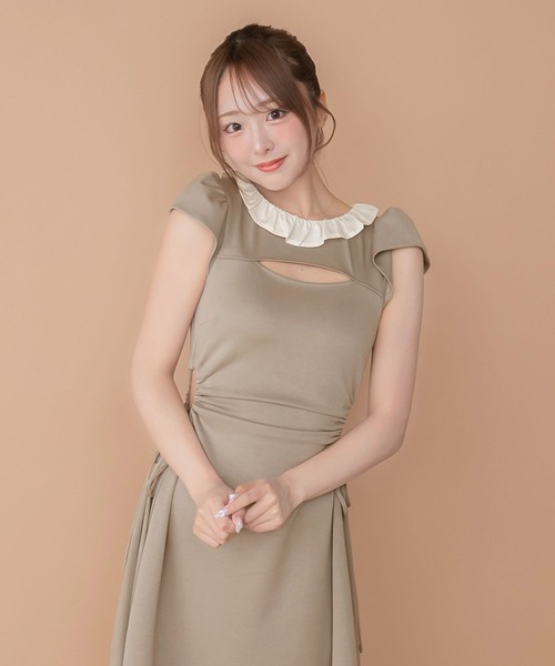 PriCHOU(プリシュ)の「ロングスウェットワンピース / Long Sweat One-piece(ワンピース・レディース・ライトピンク/グレイッシュベージュ/グレー・FREE)」の13枚目の写真