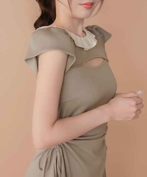 PriCHOU(プリシュ)の「ロングスウェットワンピース / Long Sweat One-piece(ワンピース・レディース・ライトピンク/グレイッシュベージュ/グレー・FREE)」の16枚目の写真