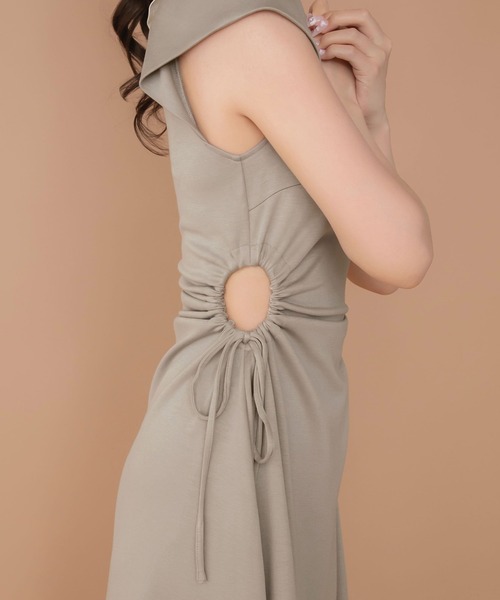 PriCHOU(プリシュ)の「ロングスウェットワンピース / Long Sweat One-piece(ワンピース・レディース・ライトピンク/グレイッシュベージュ/グレー・FREE)」の19枚目の写真