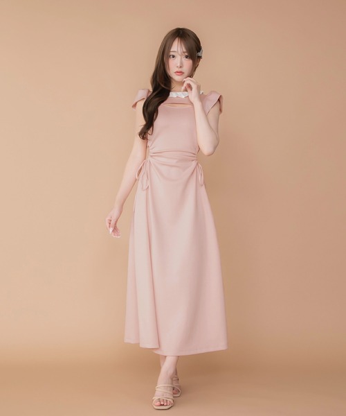 セール Organza ribbon sweat set up セットアップ Rose Muse ロゼミューズ のファッション通販