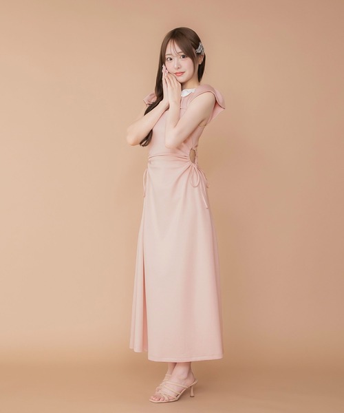 PriCHOU(プリシュ)の「ロングスウェットワンピース / Long Sweat One-piece(ワンピース・レディース・ライトピンク/グレイッシュベージュ/グレー・FREE)」の22枚目の写真
