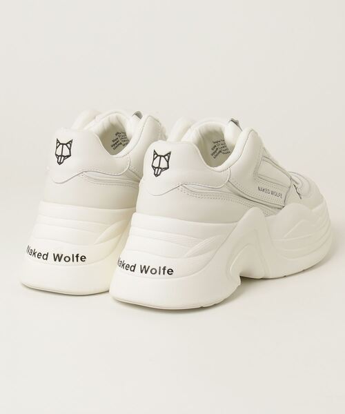 NakedWolfe(ネイキッドウルフ)の「NakedWolfe/ネイキッドウルフ/TEMPLE(スニーカー・レディース・ホワイト/ブラック・37/39/38/36)」の3枚目の写真