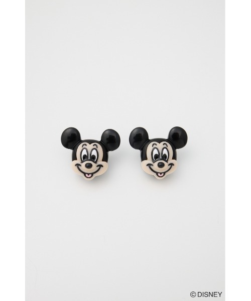 Disney SERIES CREATED by MUS(ディズニーシリーズクリエイテッドバイエムユーエス)の「MD FACE EARRINGS / MICKEY / フェイスピアス / ミッキー(ピアス(両耳用)・レディース・ブラック・FREE)」の1枚目の写真
