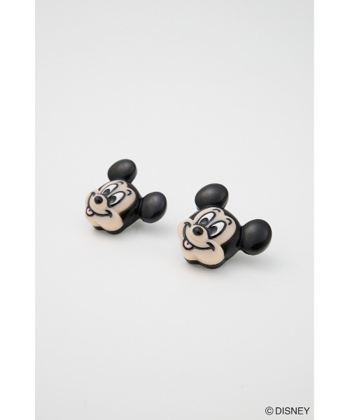 Disney SERIES CREATED by MUS(ディズニーシリーズクリエイテッドバイエムユーエス)の「MD FACE EARRINGS / MICKEY / フェイスピアス / ミッキー(ピアス(両耳用)・レディース・ブラック・FREE)」の3枚目の写真