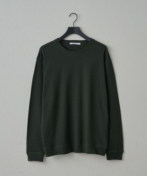 COLONY 2139（コロニートゥーワンスリーナイン）の「ジャガードロンＴ（Tシャツ/カットソー・メンズ・ホワイト/カーキ/ブラック・LARGE/MEDIUM）」の3枚目の写真