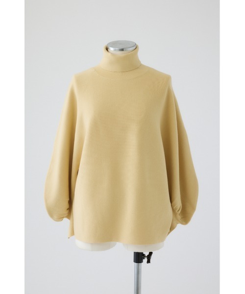 RIM.ARK（リムアーク）の「Dolman wide washable knit ドルマンワイドウォッシャブルニット（ニット/セーター・レディース・ブラック/ライトブルー/ダークブラウン/グレー系その他2/ライトイエロー・38/36）」の5枚目の写真