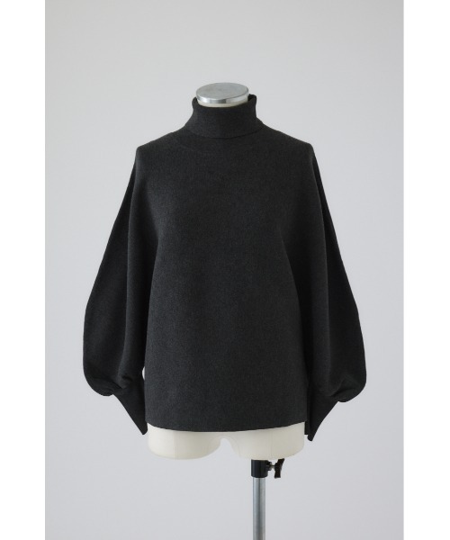 RIM.ARK（リムアーク）の「Dolman wide washable knit ドルマンワイドウォッシャブルニット（ニット/セーター・レディース・ブラック/ライトブルー/ダークブラウン/グレー系その他2/ライトイエロー・38/36）」の3枚目の写真