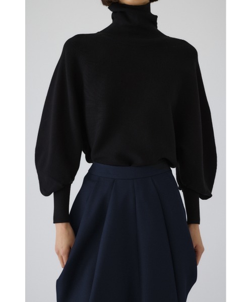 RIM.ARK（リムアーク）の「Dolman wide washable knit ドルマンワイドウォッシャブルニット（ニット/セーター・レディース・ブラック/ライトブルー/ダークブラウン/グレー系その他2/ライトイエロー・38/36）」の6枚目の写真