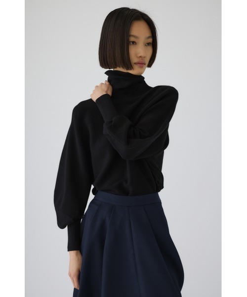 RIM.ARK（リムアーク）の「Dolman wide washable knit ドルマンワイドウォッシャブルニット（ニット/セーター・レディース・ブラック/ライトブルー/ダークブラウン/グレー系その他2/ライトイエロー・38/36）」の7枚目の写真