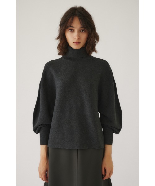 RIM.ARK（リムアーク）の「Dolman wide washable knit ドルマンワイドウォッシャブルニット（ニット/セーター・レディース・ブラック/ライトブルー/ダークブラウン/グレー系その他2/ライトイエロー・38/36）」の16枚目の写真
