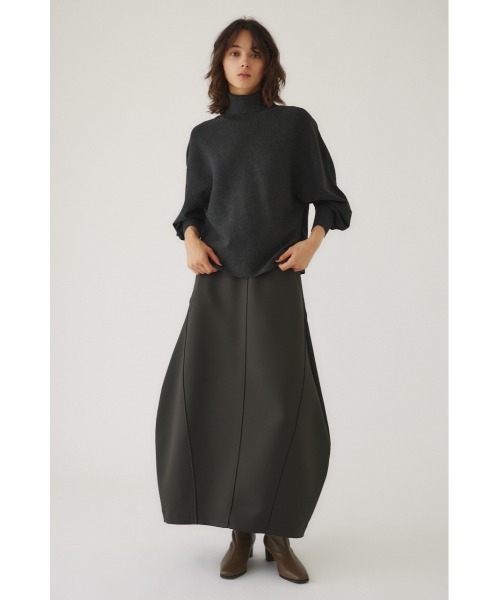 RIM.ARK（リムアーク）の「Dolman wide washable knit ドルマンワイドウォッシャブルニット（ニット/セーター・レディース・ブラック/ライトブルー/ダークブラウン/グレー系その他2/ライトイエロー・38/36）」の17枚目の写真