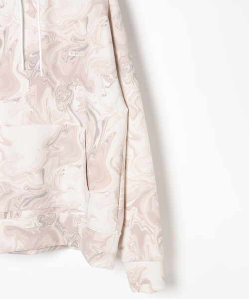 HEREIAM（ヘレイアム）の「【HEREIAM MEN】マーブルフーディー（パーカー・メンズ・グレー系/ブラウン系・MEDIUM/LARGE）」の14枚目の写真