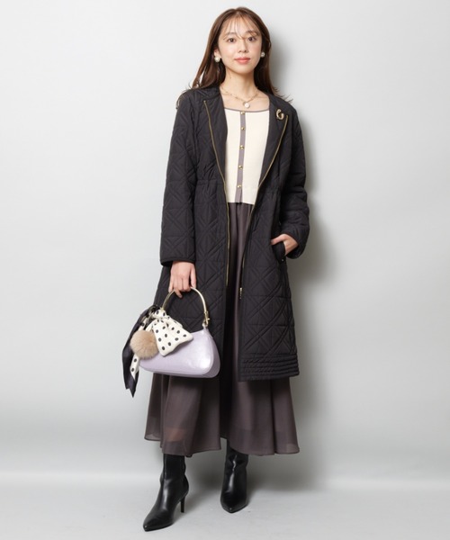 キルティング中綿ミドルコート（ダウンジャケット/コート）｜JUSGLITTY