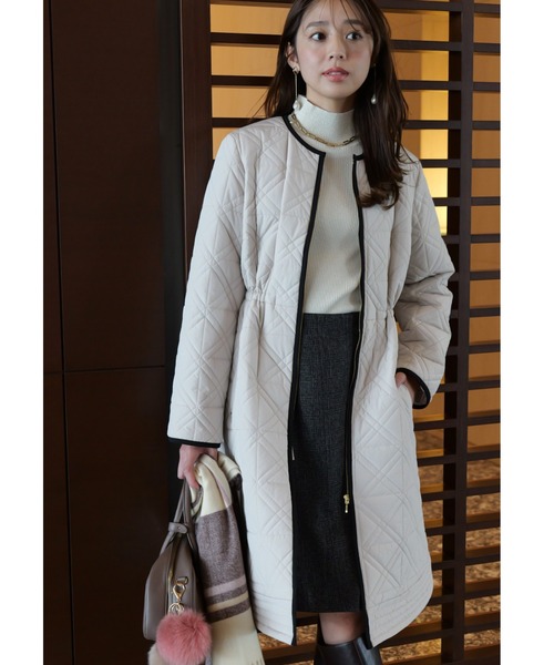キルティング中綿ミドルコート（ダウンジャケット/コート）｜JUSGLITTY