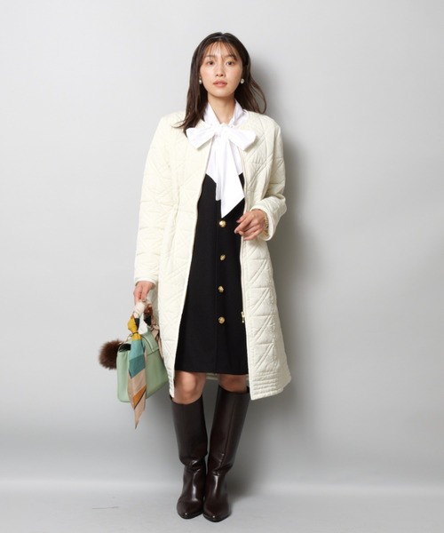 キルティング中綿ミドルコート（ダウンジャケット/コート）｜JUSGLITTY
