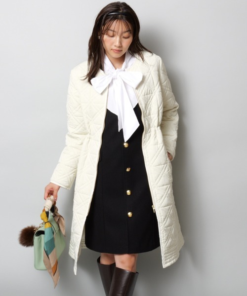 キルティング中綿ミドルコート（ダウンジャケット/コート）｜JUSGLITTY