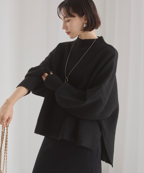 ANGIE(アンジー)の「【2点セット】ハイネックワイドニット&スカート セットアップ(セットアップ・レディース・ブラック/ベージュ/アイボリー/チャコール・FREE)」の20枚目の写真