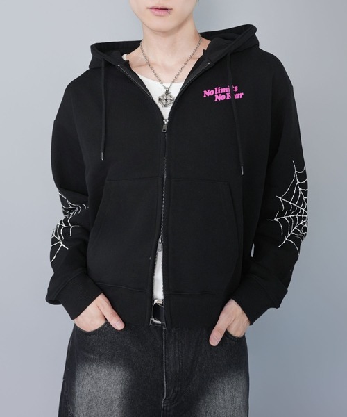 ウサハナ×SPINNS』ワッペンジップパーカー 17%OFF】『ウサハナ×SPINNS