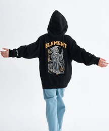 ELEMENT（エレメント）の「ELEMENT キッズ TIMBER RIP HOOD YOUT パーカー 【2025年秋冬モデル】/エレメントキッズバックプリントプルオーバーパーカー・フーディー（パーカー）」