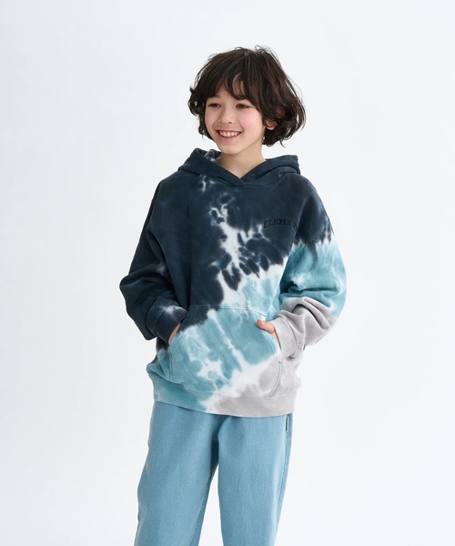 ELEMENT(エレメント)の「ELEMENT キッズ TIMBER RIP HOOD YOUT パーカー 【2025年秋冬モデル】/エレメントキッズバックプリントプルオーバーパーカー・フーディー(パーカー・キッズ・マルチ/ブラック・SMALL/MEDIUM/LARGE/X-LARGE)」の5枚目の写真